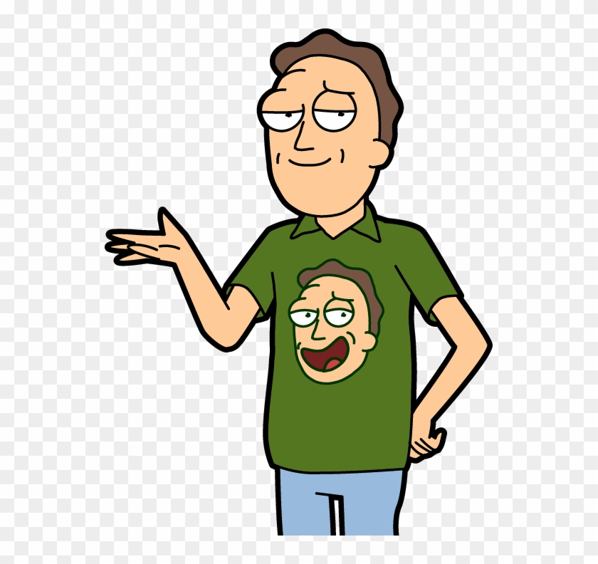 Self-promoting Jerry - Rick And Morty Png #480779