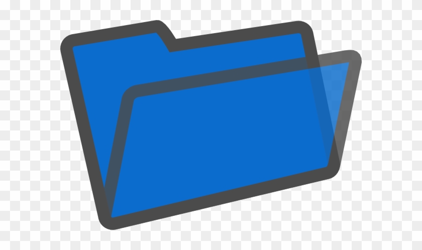 Blue File Clip Art At Clker - Blue File #480784