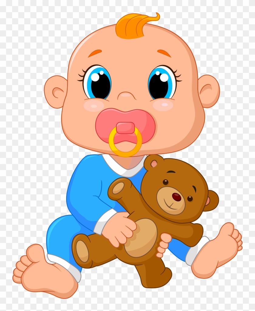 Infant Cartoon Pacifier Illustration - Infant Cartoon Pacifier Illustration #481019