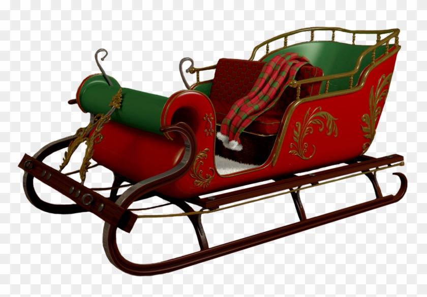 Santa Claus Sledge Png Render By Mnaau - Luge #481010