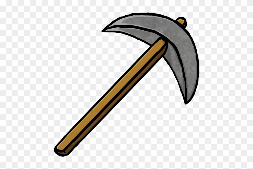 Minecraft Stone Pickaxe Icon - Pick Axe Clip Art #481060