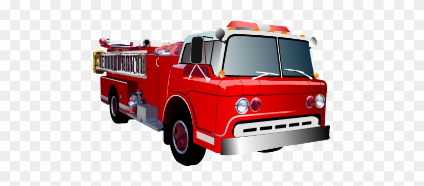 Fire Truck Clip Art Free - Fire Truck Free Vector #481087