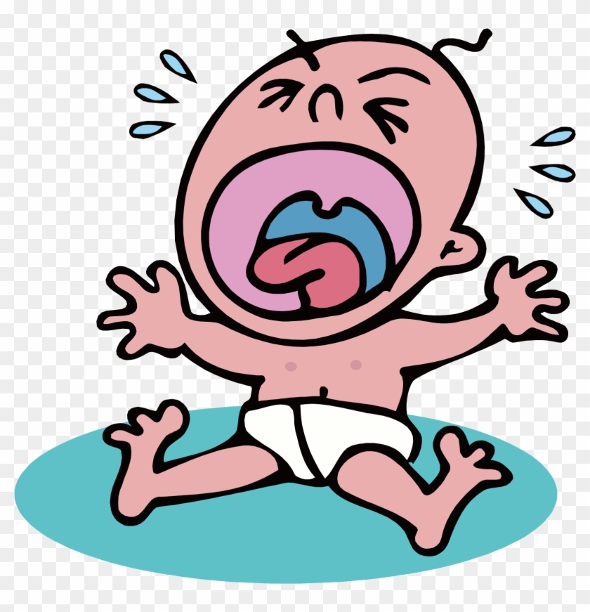 Crying Infant Cartoon Child Clip Art - Crying Infant Cartoon Child Clip Art #481104