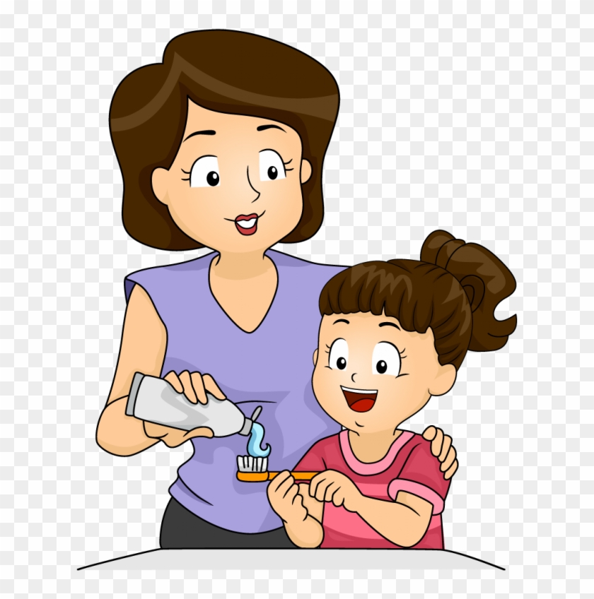 Pin Child Brushing Teeth Clipart - Cepillarse Los Dientes #481119