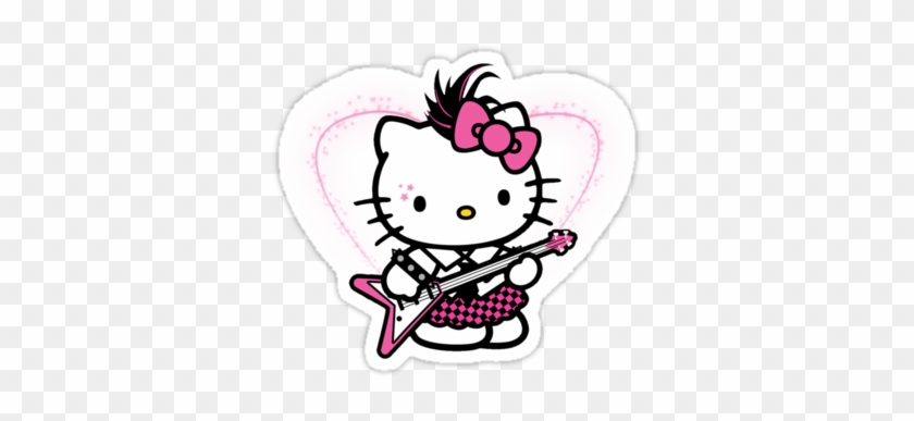 Hello Kitty Rockstar - Hello Kitty With Guitar #481182