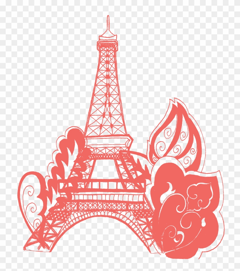 Eiffeltower-melon - Eiffel Tower Coloring Page #481312