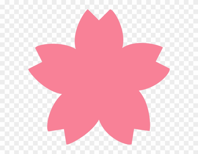 Pink Eiffel Tower Logo For Kids - Sakura Flower Drawing Png #481405