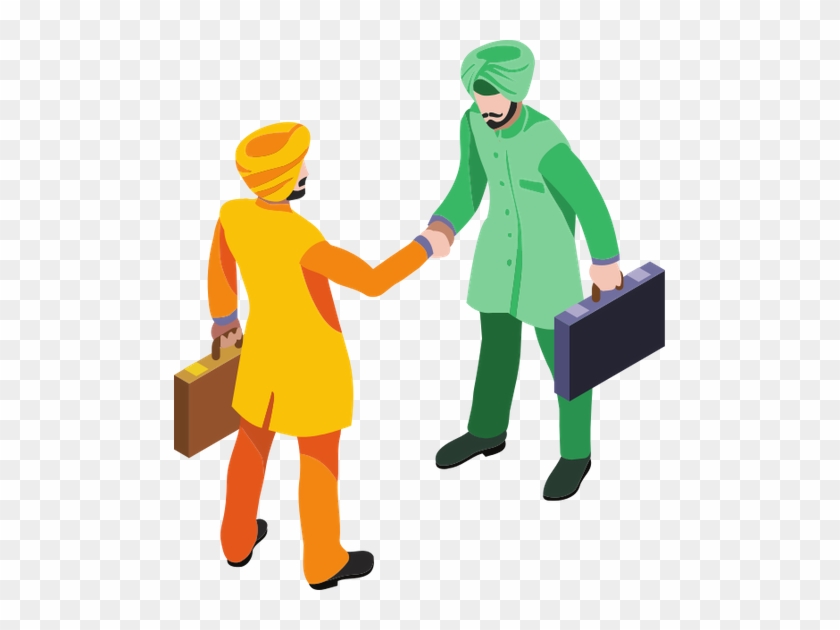 Two Business Man Shaking Hands - Businessperson #481568