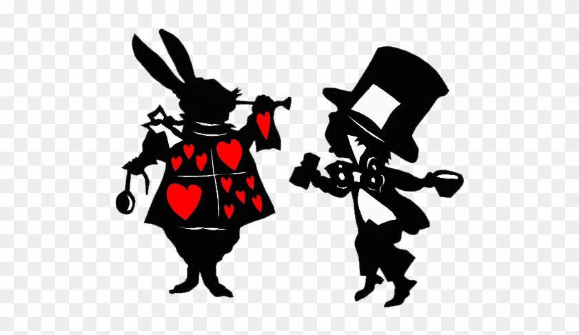 White Rabbit Alice's Adventures In Wonderland Mad Hatter - Alice In Wonderland Die #481674