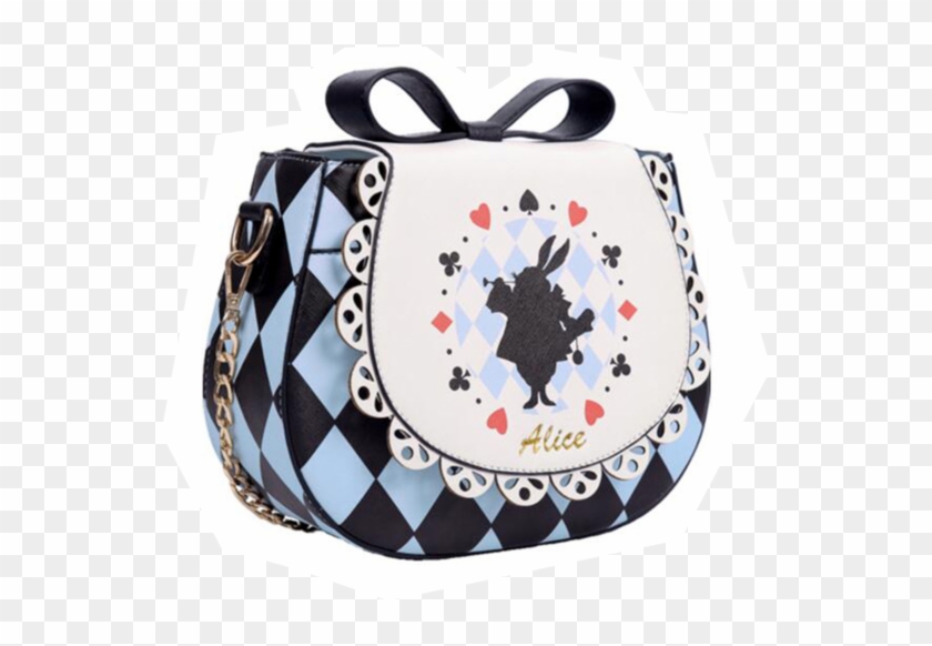 Alice In Wonderland Checkered Purse - Alice In Wonderland Purse #481736