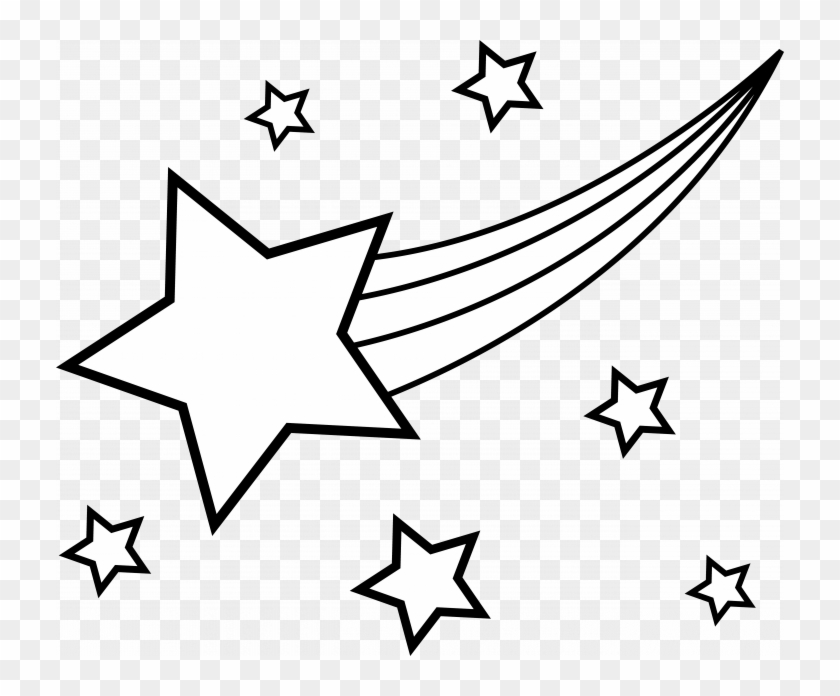 Printable Coloring Page Stars Education Shapes Star - Shooting Star Coloring Page #481797