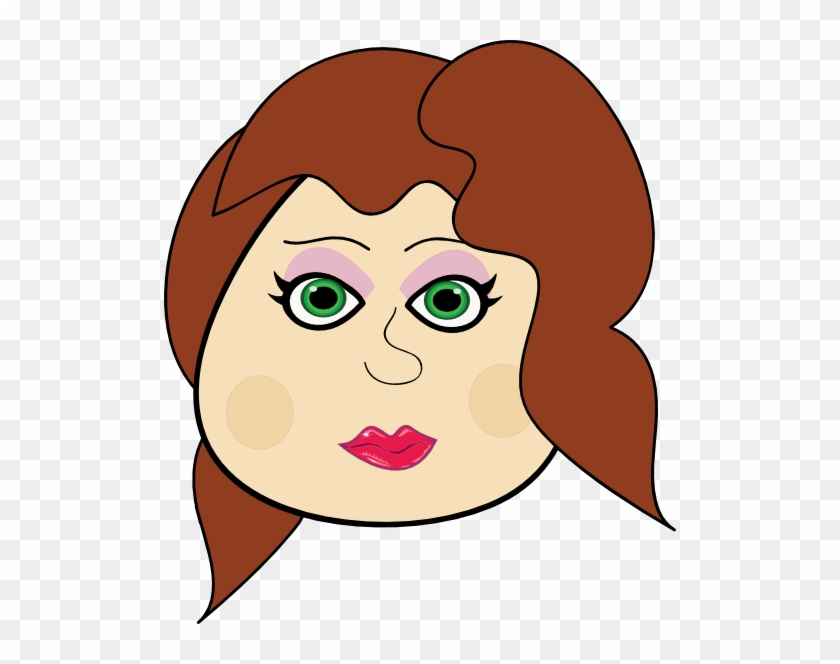 Woman With Makeup Clipart - بنت تضع مكياج كرتون #481888