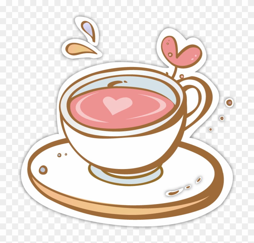 Cappuccino Coffee Cup Cafe Clip Art - Cartoon Coffee Cup Png #481955