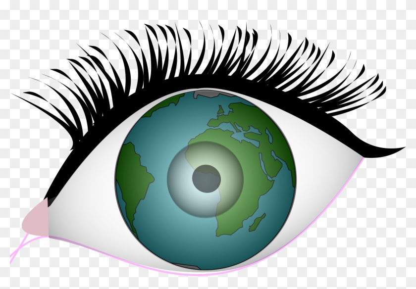 Clipart - Earth In Eye Clipart #482030