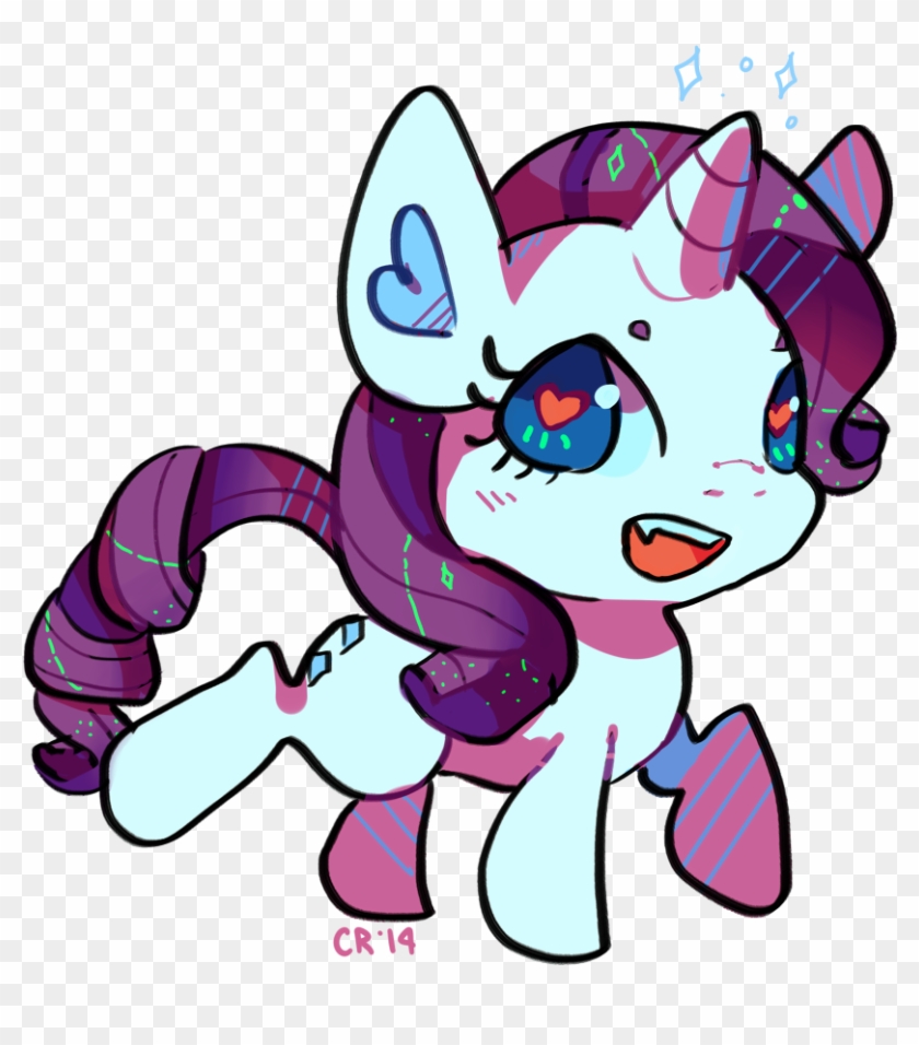 Xishka, Chibi, Heart Eyes, Rarity, Safe, Solo - Cartoon #482038