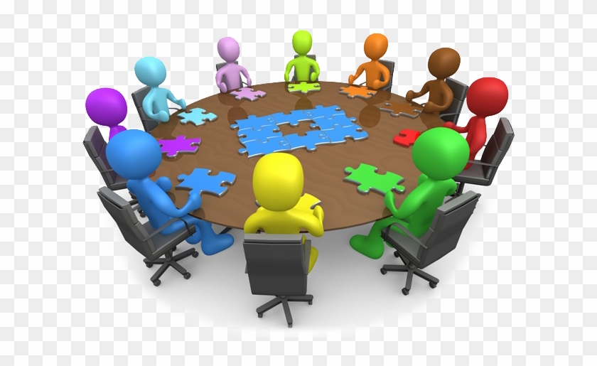 Meeting Clipart Group Work - Round Table #482123