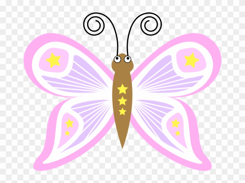 Wings Clipart Purple Butterfly - Cartoon Butterfly #482164