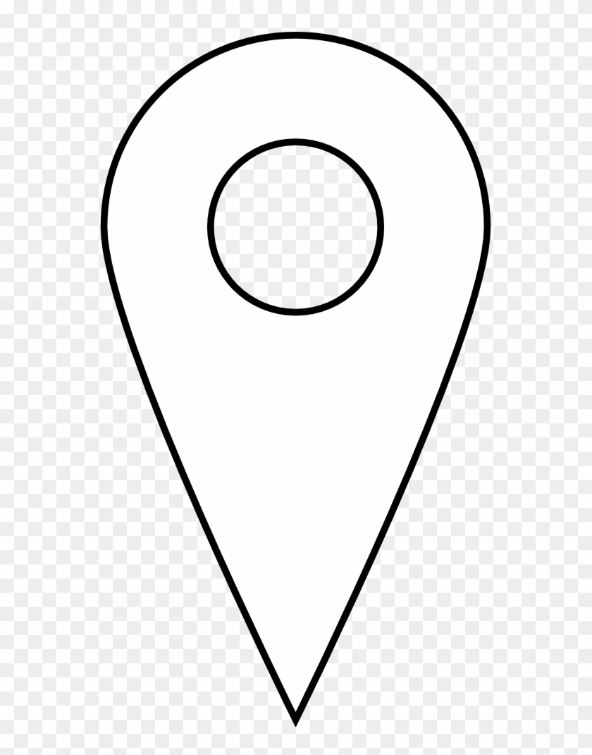 Clipart Info - White Location Pin Png #482190
