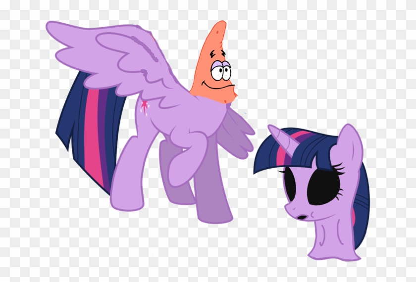 Alicorn, Disguise, Edited Edit, Patrick Star, Pony, - Пони Стикеры Пнг #482252