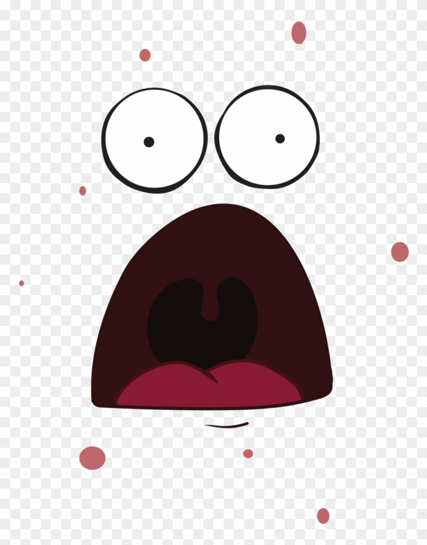 Patrick Spongebob Shocked Download - Shocked Patrick Face Png #482261