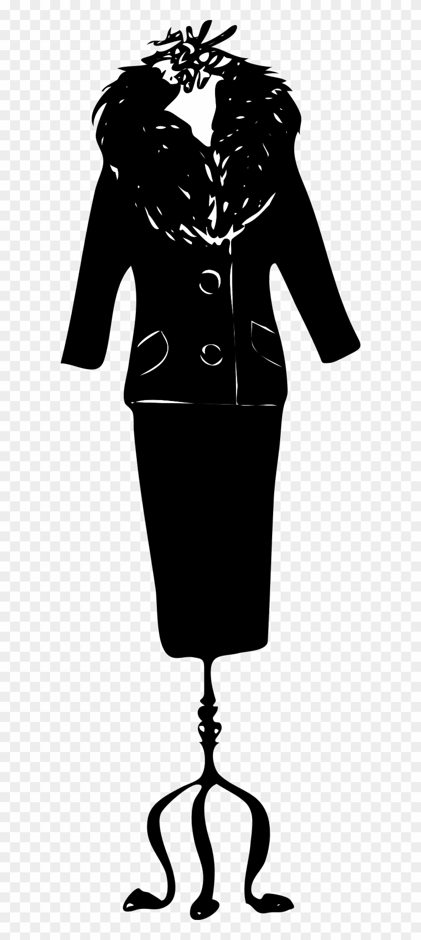 Computer Icons Clip Art - Stickalz Llc Coat Mannequin Wall Art Sticker Decal #482294