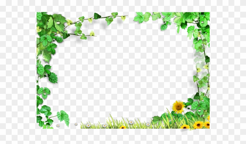 Green Leaves Frame,green Leaves Background Border - Green Leaves Background Png #482330