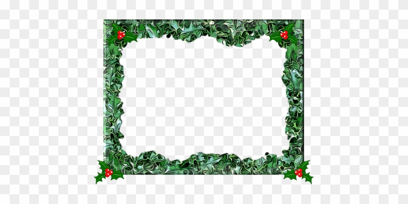 Christmas Frame Christmas Holly Frame Wint - Clipart Kehykset Joulu #482341