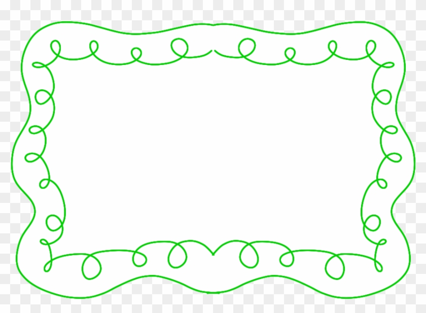 Cute Green Frame Clipart - Picture Frame #482360