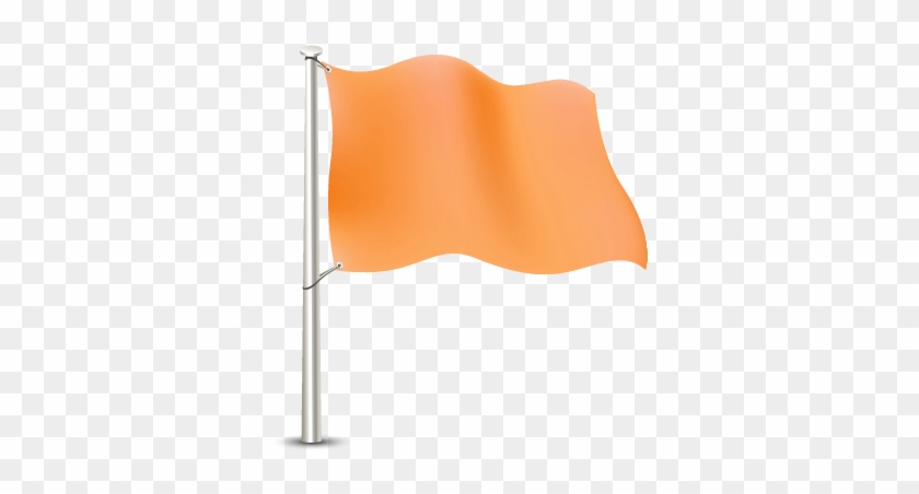 Steag - Orange Flag Icon In Png #482432