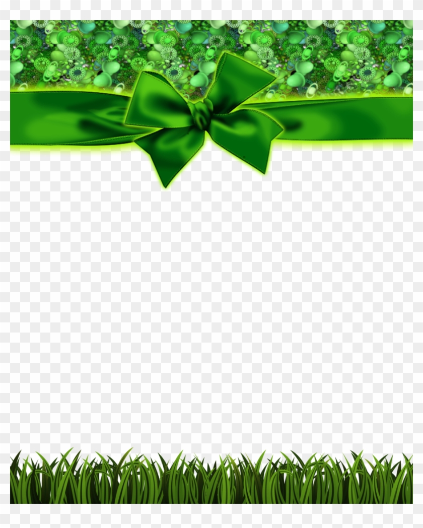 Green Grass Frame With Bow Png By Melissa-tm On Deviantart - Remington - Secadora Para Cabello Protección De Cerámica #482433