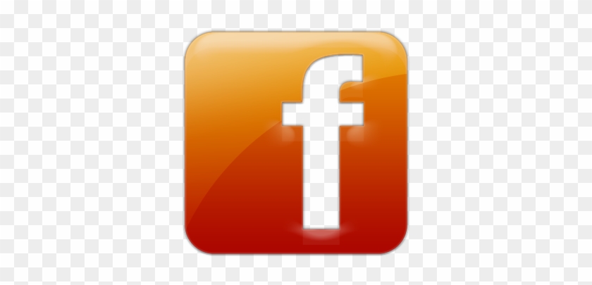 Orange Facebook Logo Png #482484