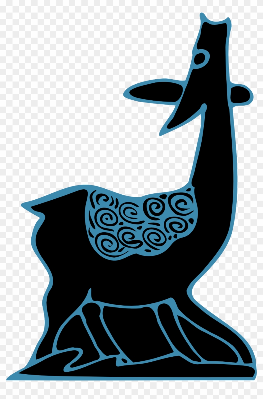 Indonesian Antelope Batik Animal 555px - Indonesian Animals Clipart #482493