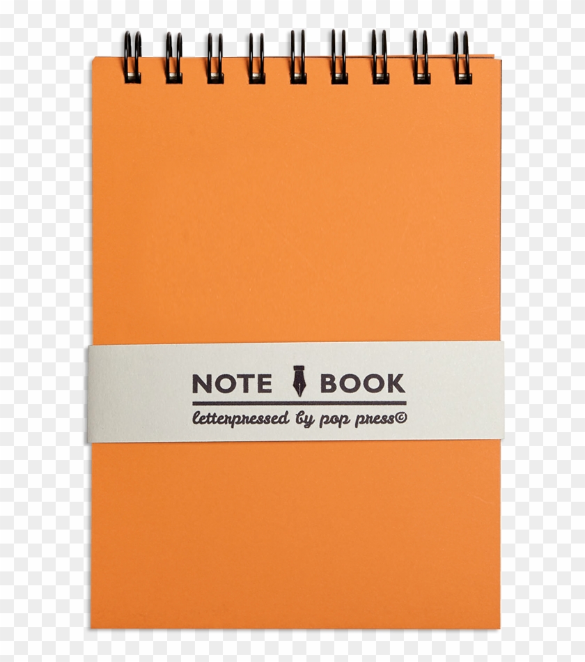 Orange Pop Press Notebook - Orange #482504