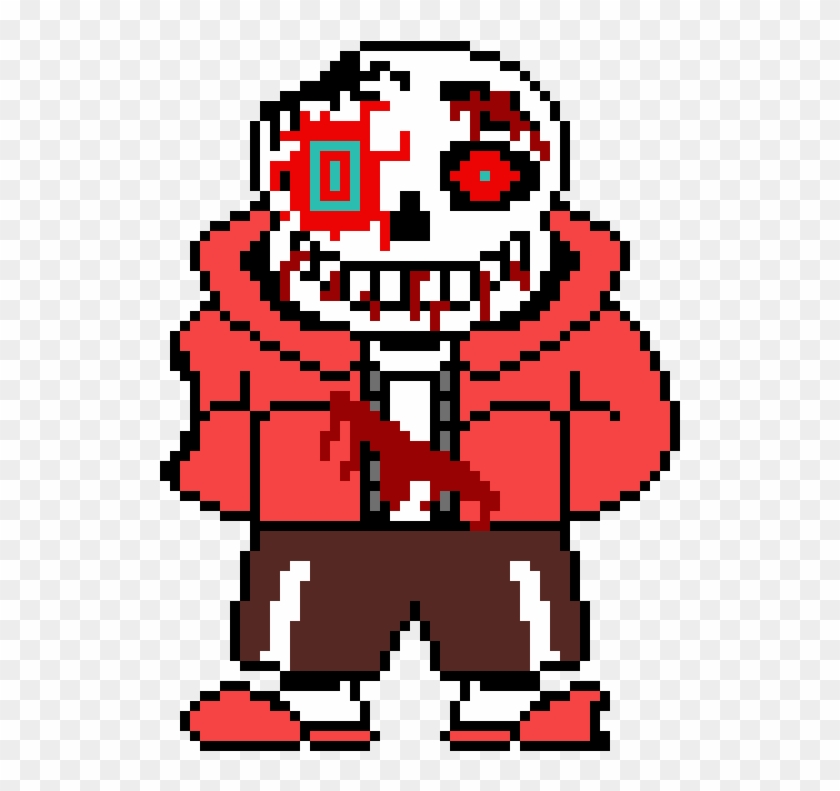 Pixilart - CROSS SANS by deathatar