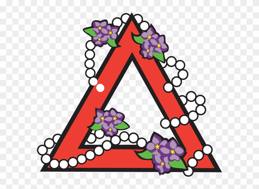 Violet Clipart Delta Sigma Theta - Delta Sigma Theta Logo #482601