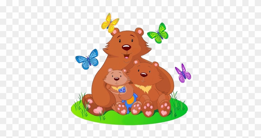 Mother And Baby Bear - Bear And Cub Cartoon #482613
