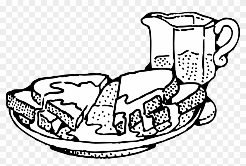 Onlinelabels Clip Art - French Toast Coloring Page #482654