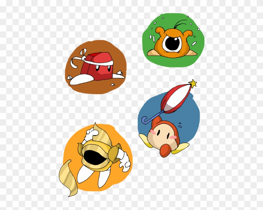 Just A Few Kirby Enemies/allies - Cartoon #482706