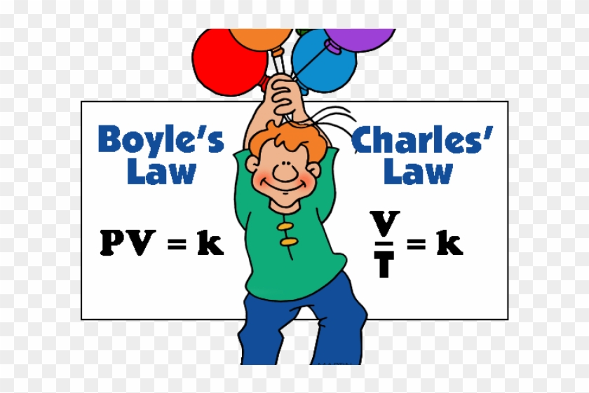 Chemistry Gases Cliparts - Boyle's Law And Charles Law #482843