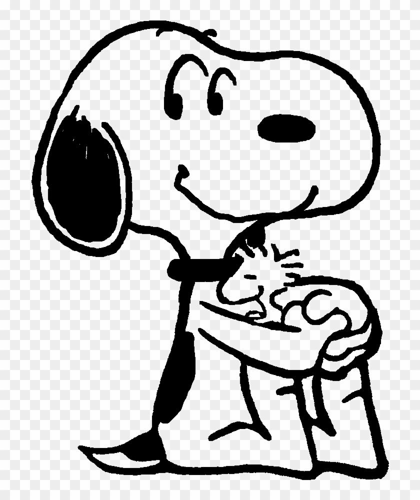 Doce E Aconchegante Amizade - Snoopy Sitting Png #482925