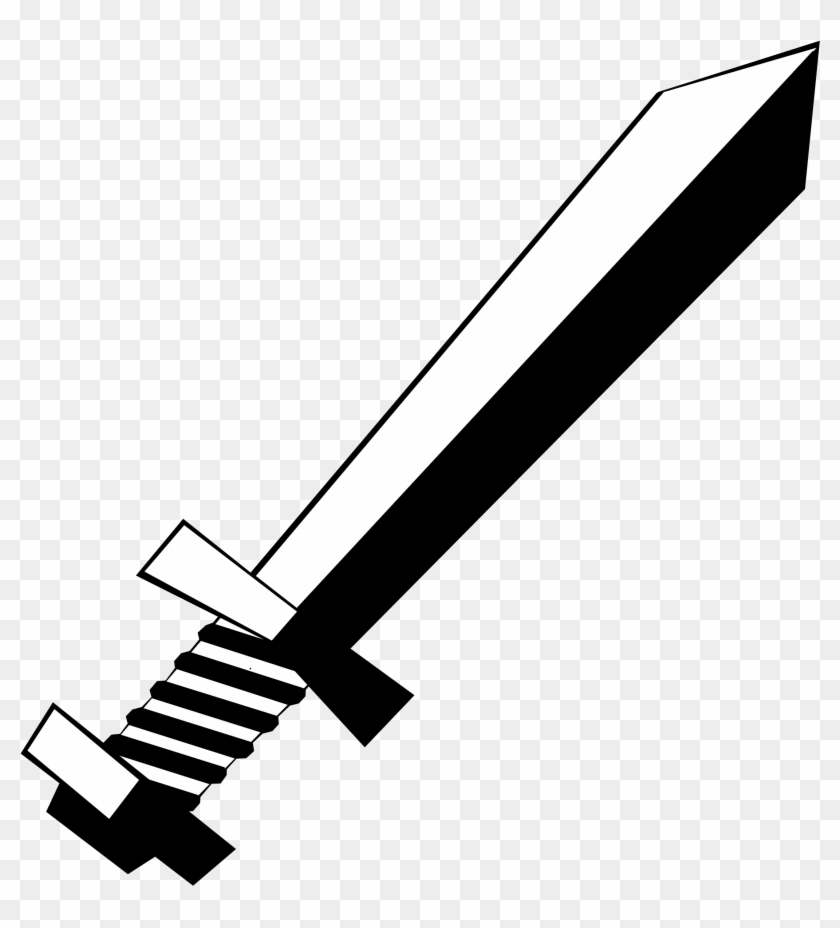 Sword Clipart Black And White - Sword Black And White #482938