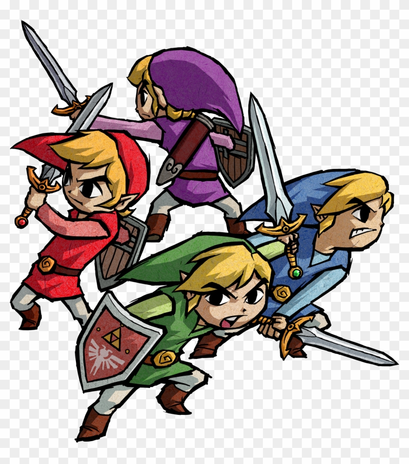 Link Four Swords - Legend Of Zelda Four Swords #482955