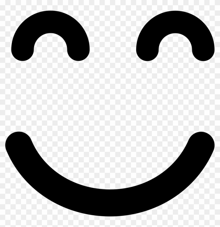 Emoticon Square Smiling Face With Closed Eyes Comments - Sourire Symbole #483130