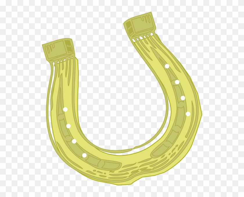 Horseshoe Clipart Yellow - Gold Horseshoe Clipart U #483140