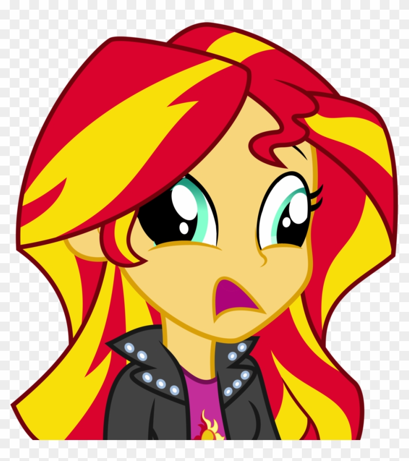 Bad Edit, Cross Eyes, Derp, Edit, Equestria Girls, - Equestria Girl Sunset Shimmer #483194