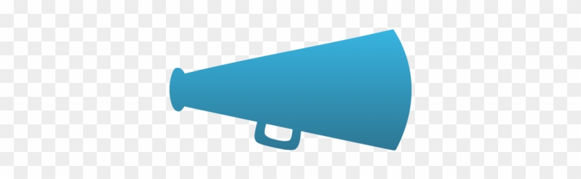 Megaphone Car Magnet - Light Blue Megaphone Png #483195