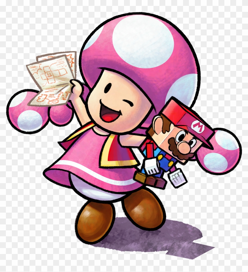 Don't Let The Pink Fool You - Mario And Luigi Paper Jam Papercrafts #483210