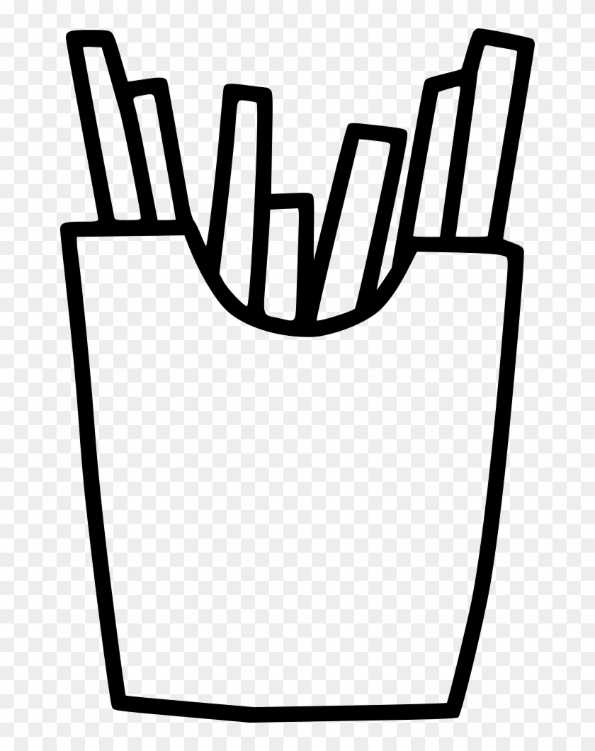 French Fries Comments - Desenhos De Comidas Saudaveis E Não Saudaveis #483317