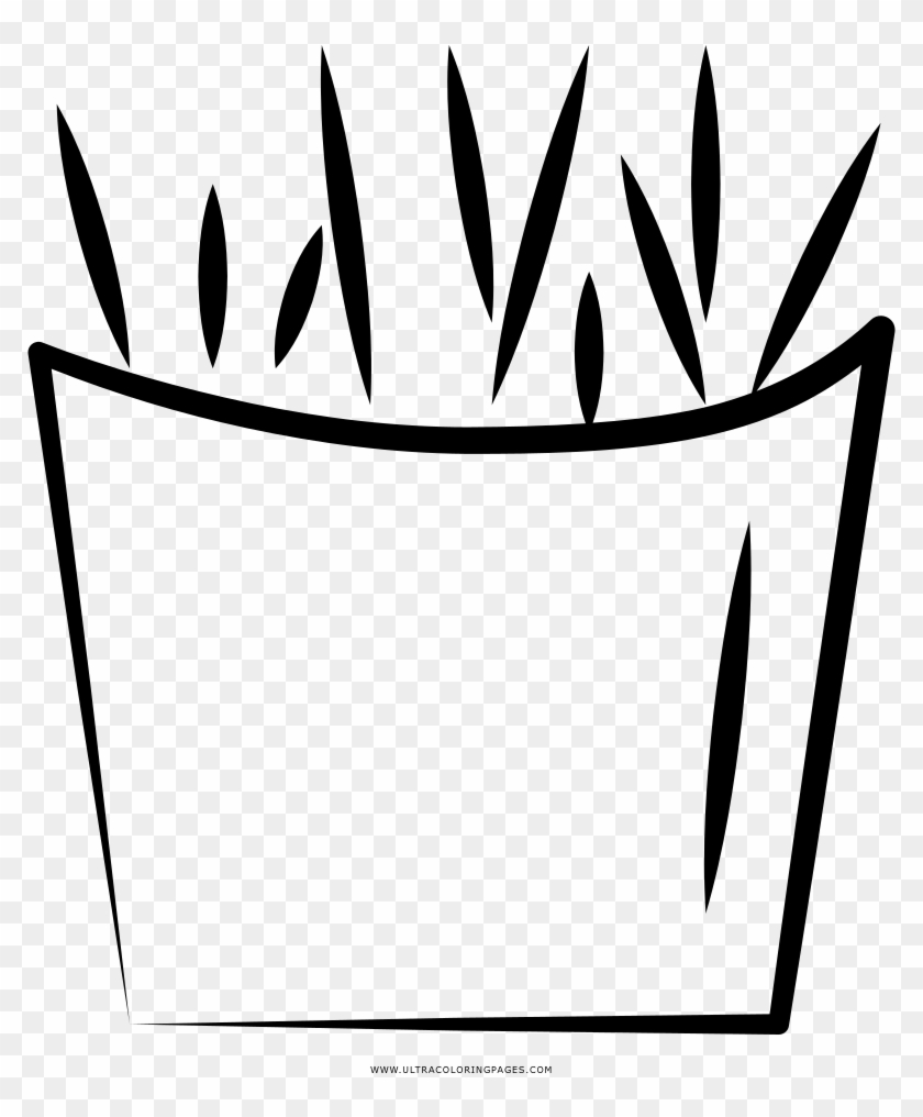 French Fries Coloring Page - Drawing #483327