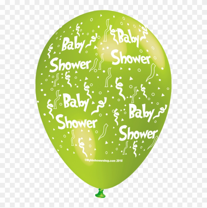 Ballon Baby Shower À L'unité Vert Anis All Around - Palloncini Comunione Prima Comunione #483355